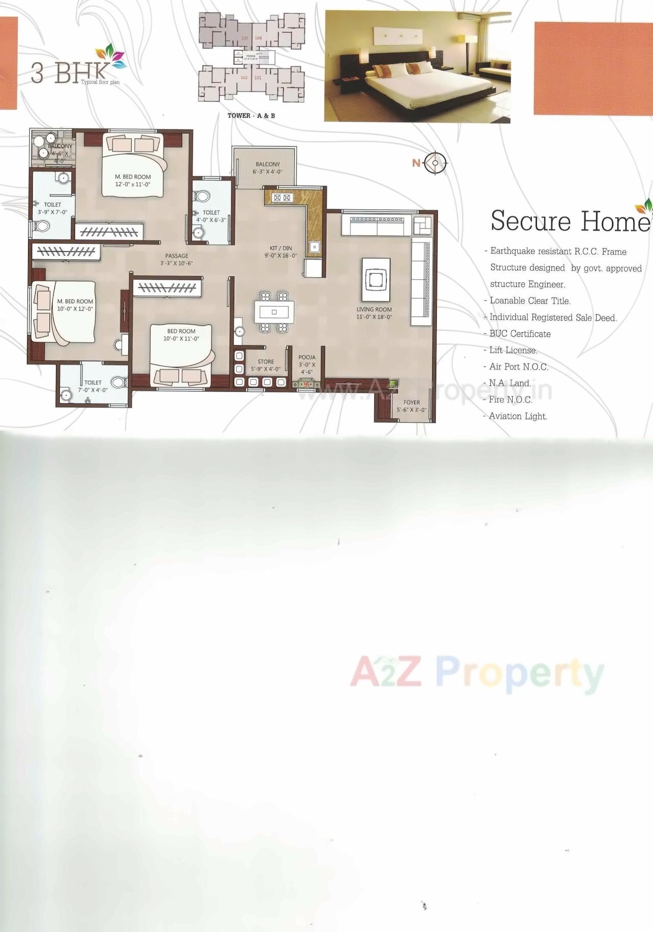 Layout of real estate project Shriya Heights located at Saroli, Surat, Gujarat