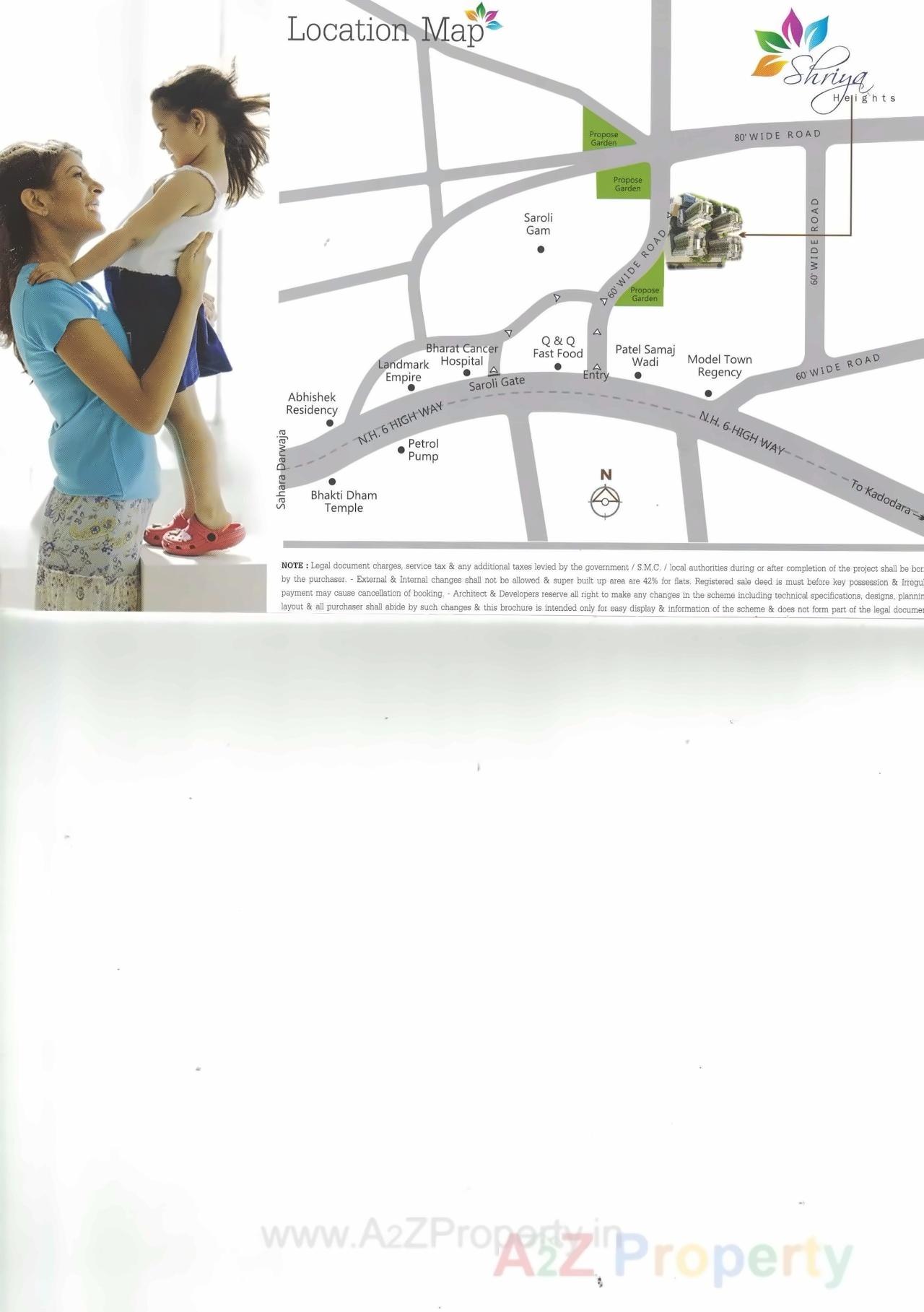  of real estate project Shriya Heights located at Saroli, Surat, Gujarat