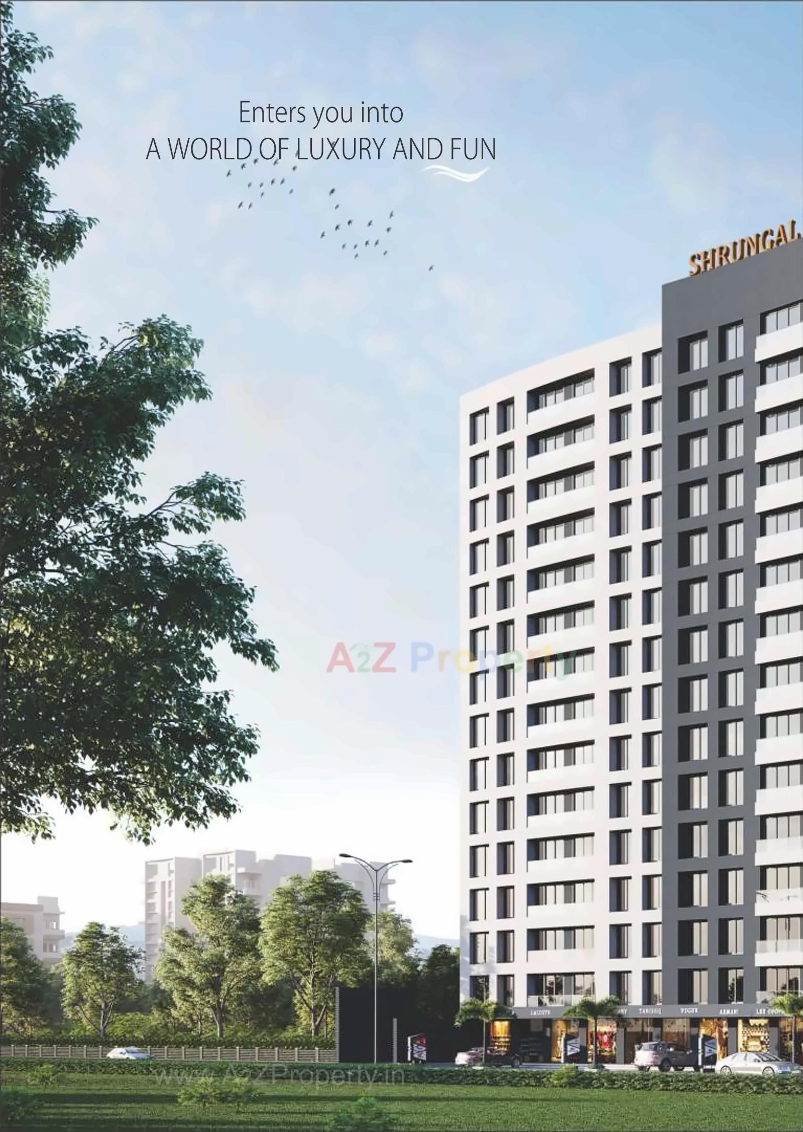 3D Elevation of real estate project Shrungal Heaven located at Surat, Surat, Gujarat