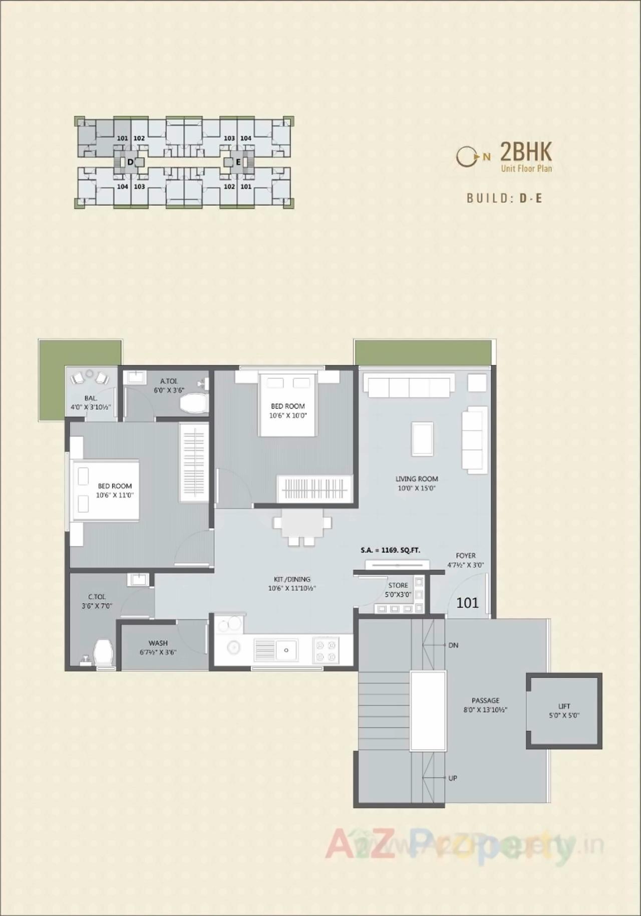 Layout of real estate project Shrungal Homes located at Surat, Surat, Gujarat