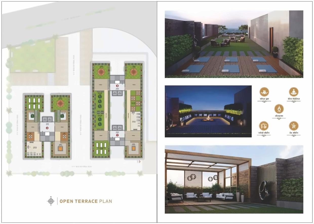 Layout of real estate project Shrungal Solitaire located at Bamroli, Surat, Gujarat