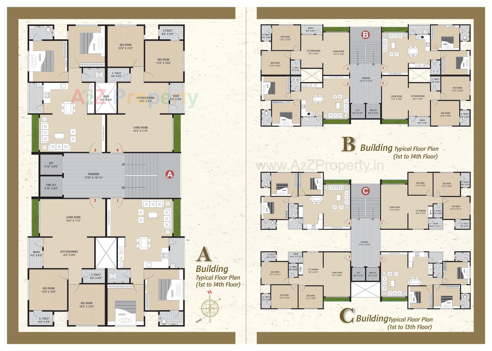 Layout of real estate project Shubh Sankalp located at Surat, Surat, Gujarat