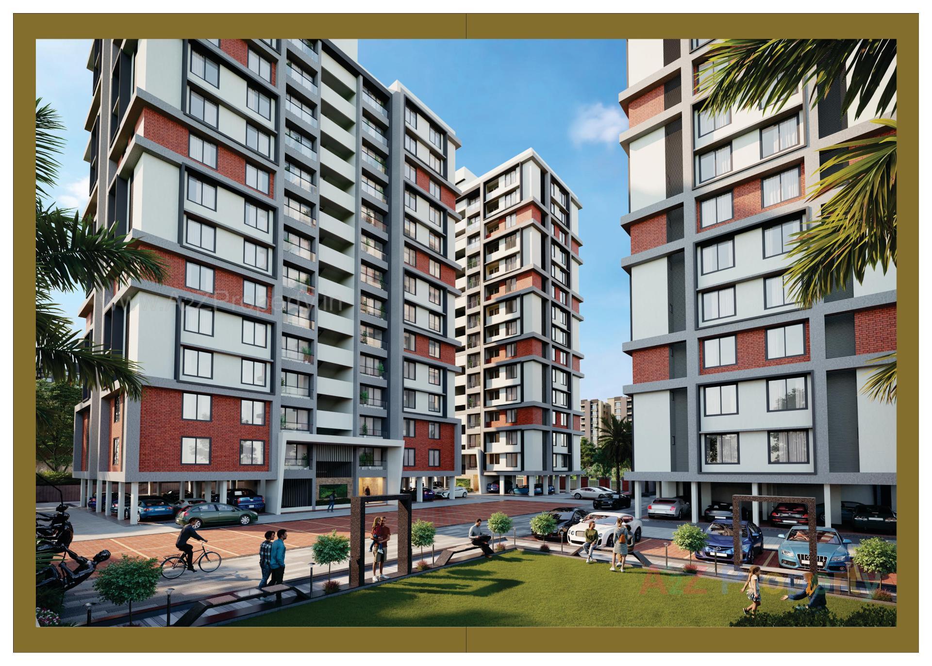 3D Elevation of real estate project Shubh Sankalp located at Surat, Surat, Gujarat