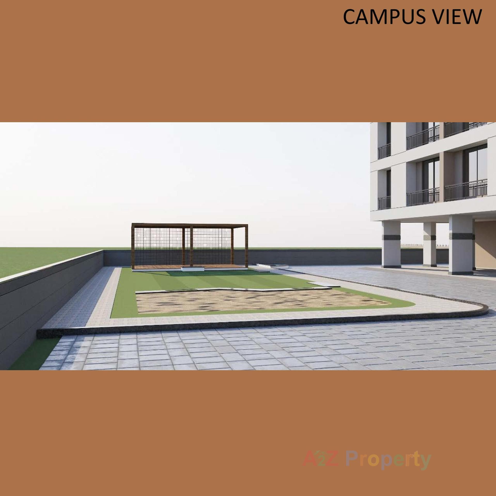 3D Elevation of real estate project Shubham Heights located at Surat, Surat, Gujarat