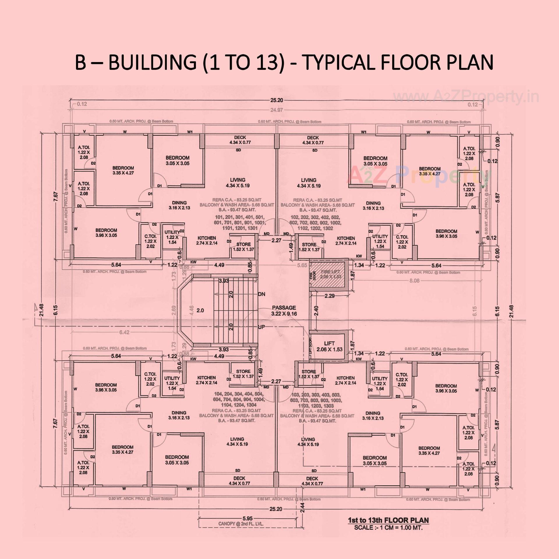 Layout of real estate project Shubham Pearl located at Palanpor, Surat, Gujarat