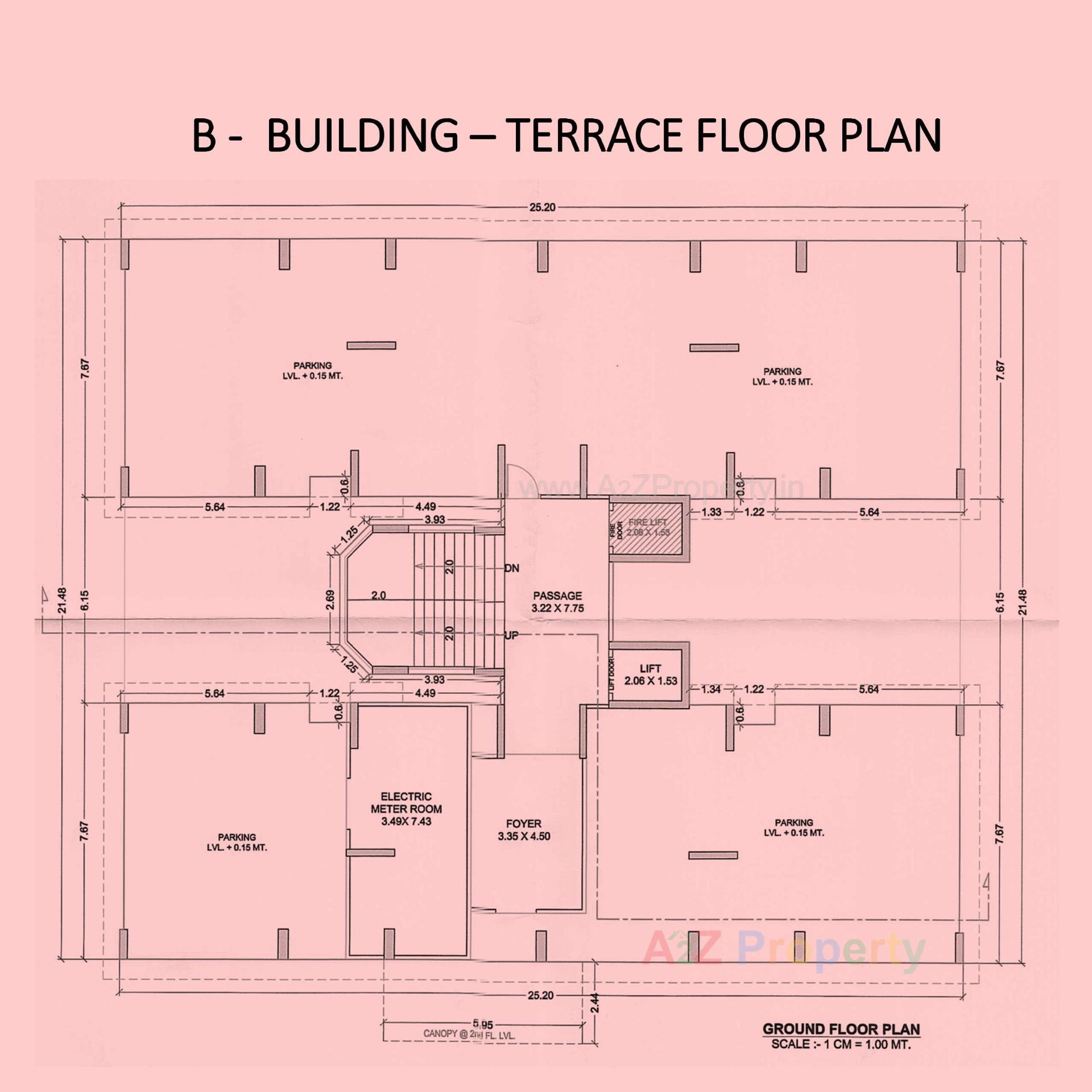 Layout of real estate project Shubham Pearl located at Palanpor, Surat, Gujarat