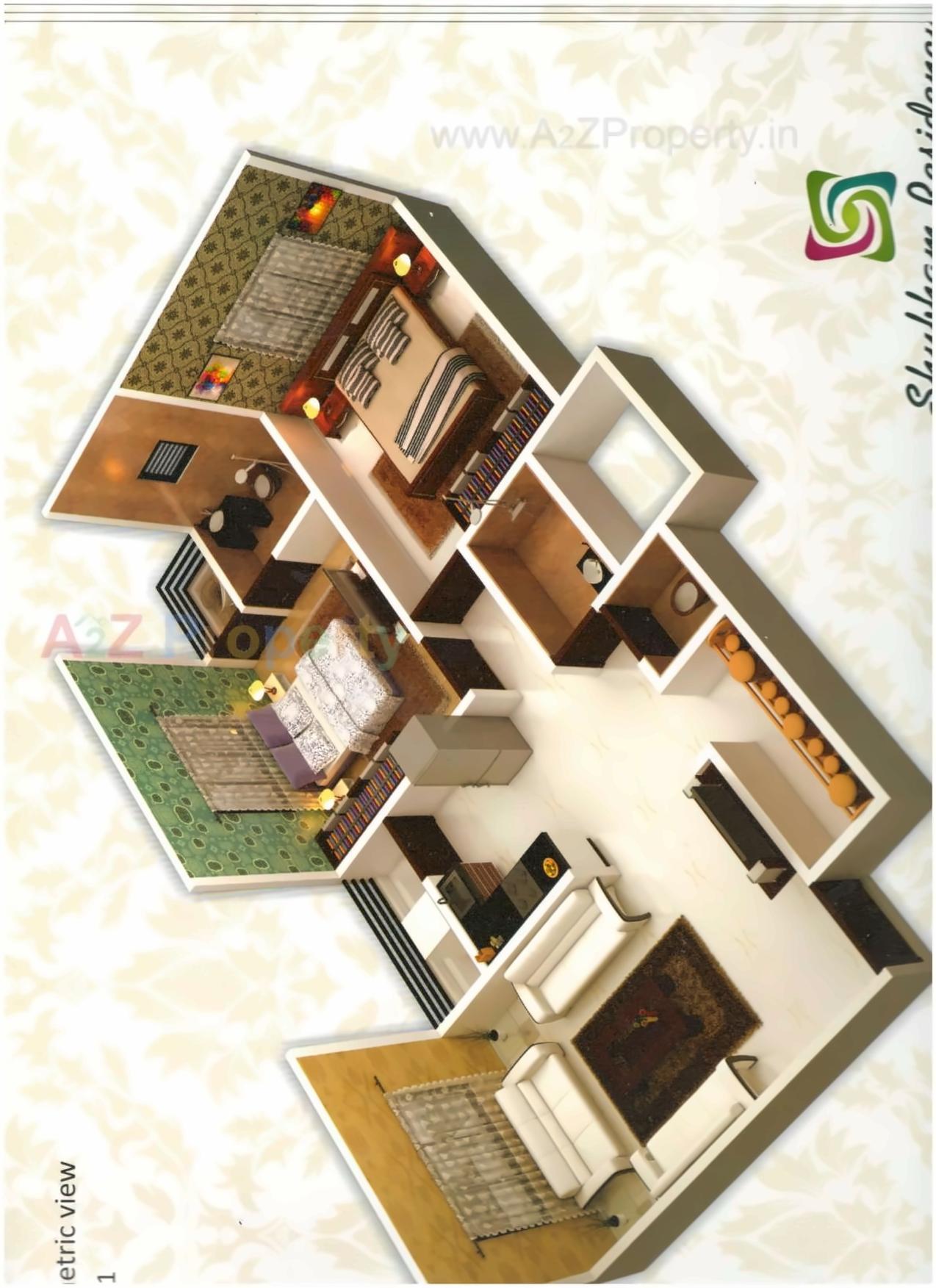 Layout of real estate project Shubham Residency located at Parvat, Surat, Gujarat