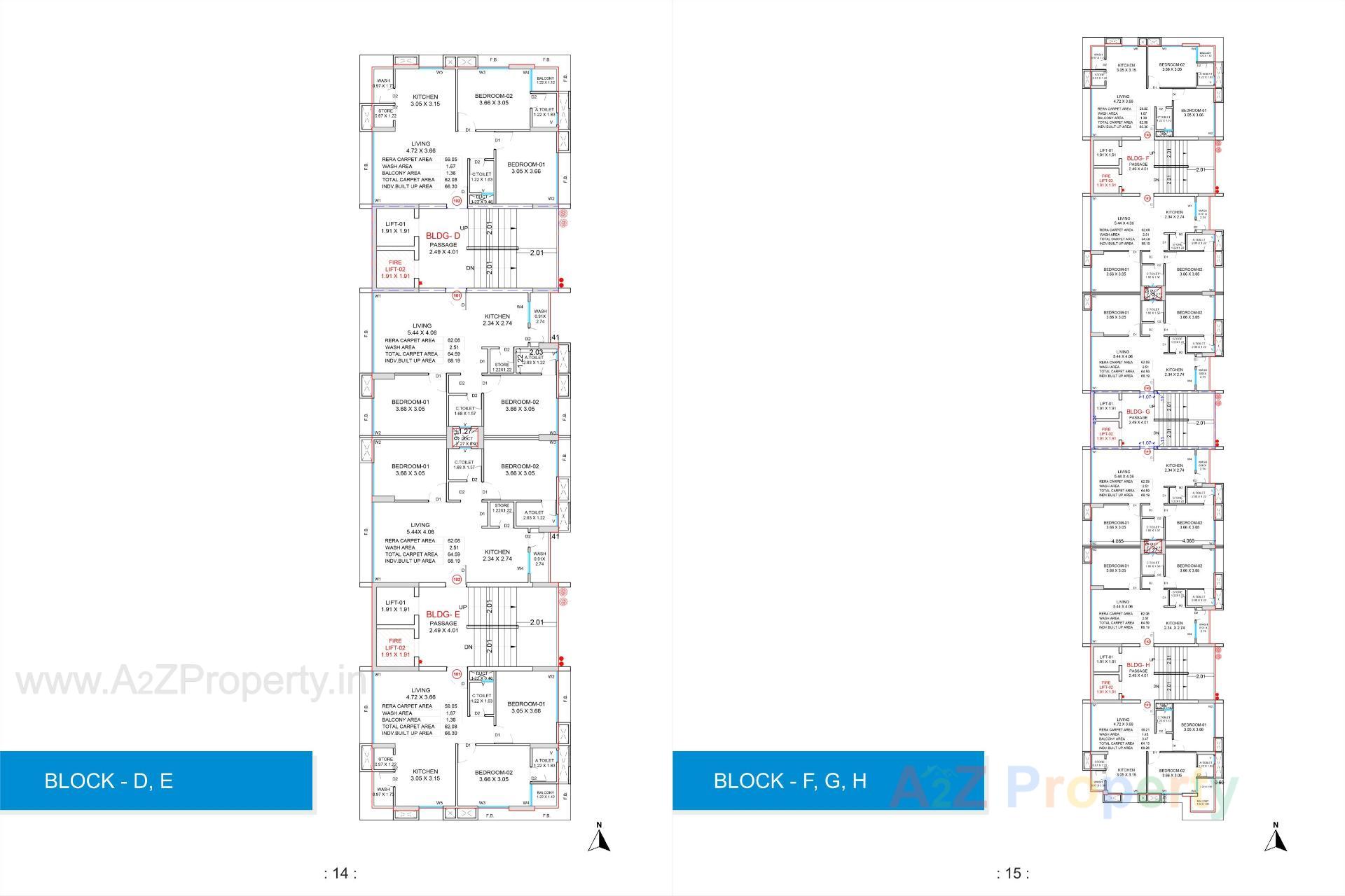 Layout of real estate project Shukan River located at Variyav, Surat, Gujarat