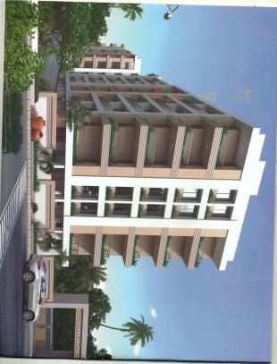 Elevation of real estate project Shukan Valley located at Kosad, Surat, Gujarat