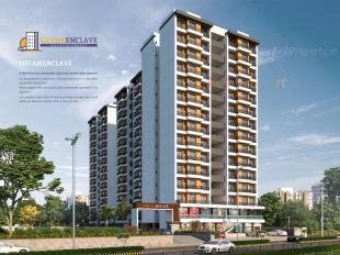 Elevation of real estate project Shyam Enclave  D, E, located at Vankala, Surat, Gujarat