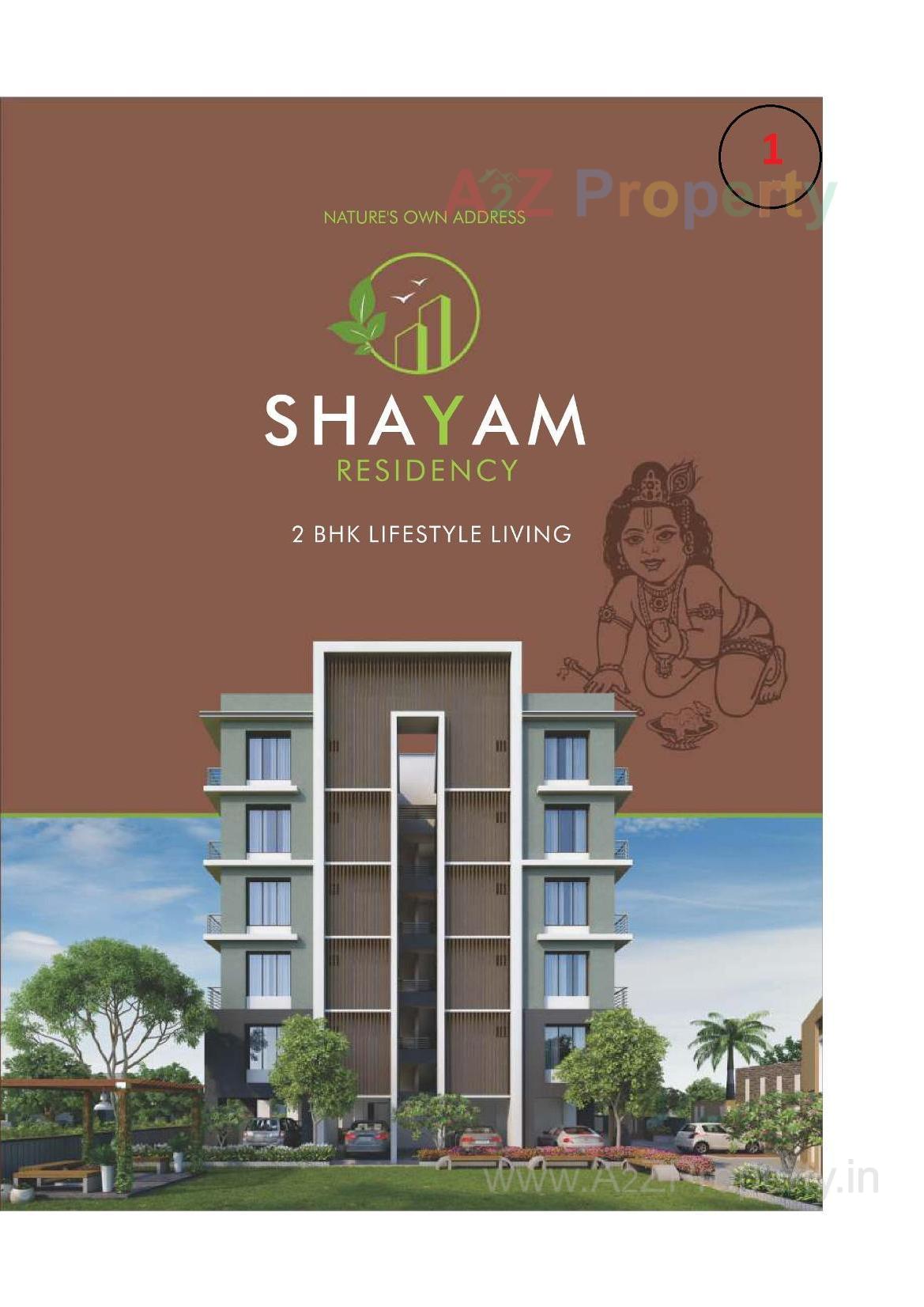 3D Elevation of real estate project Shyam Residency located at Surat, Surat, Gujarat