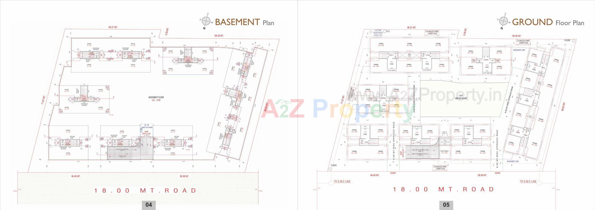 Layout of real estate project Shyam Vrindavan located at Kholvad, Surat, Gujarat