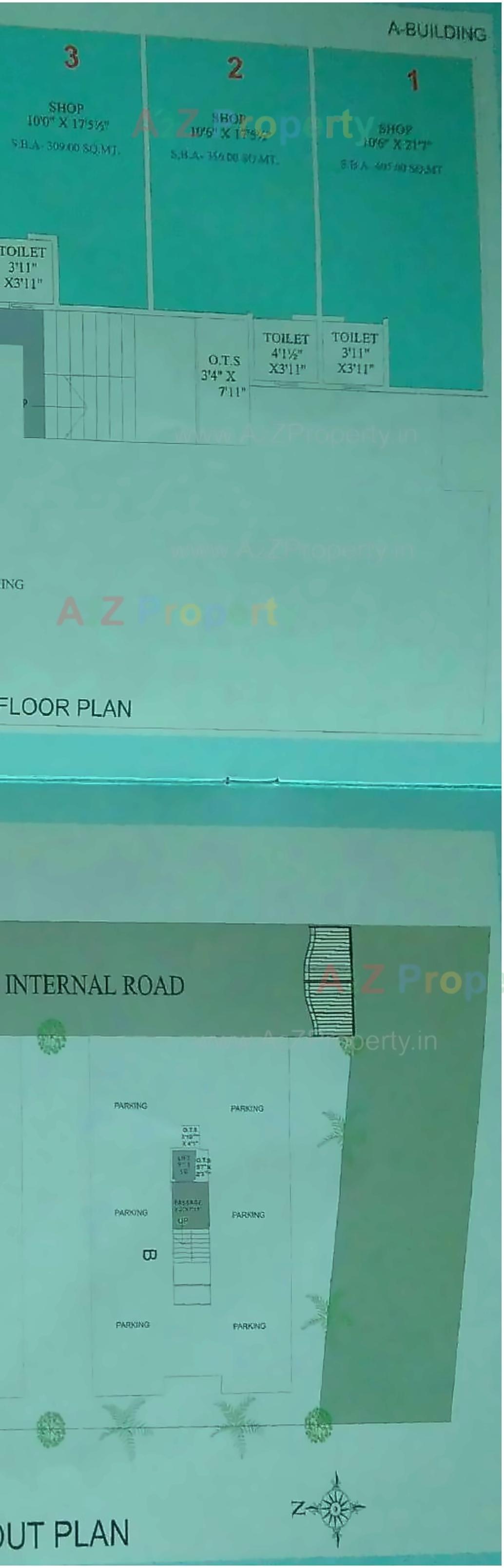 Layout of real estate project Siddheshwar Residency located at Saniya-hemad, Surat, Gujarat