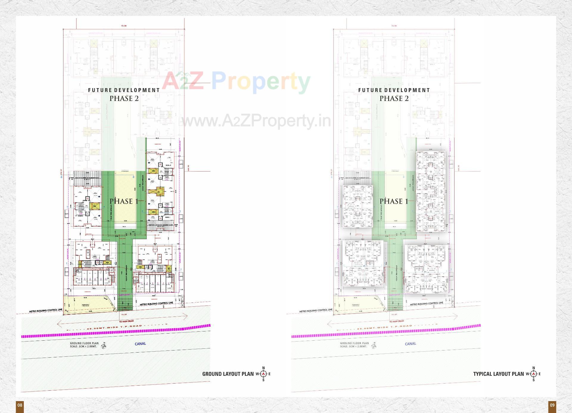 Layout of real estate project Siddhi Vinayak Elements located at Jahangirabad, Surat, Gujarat