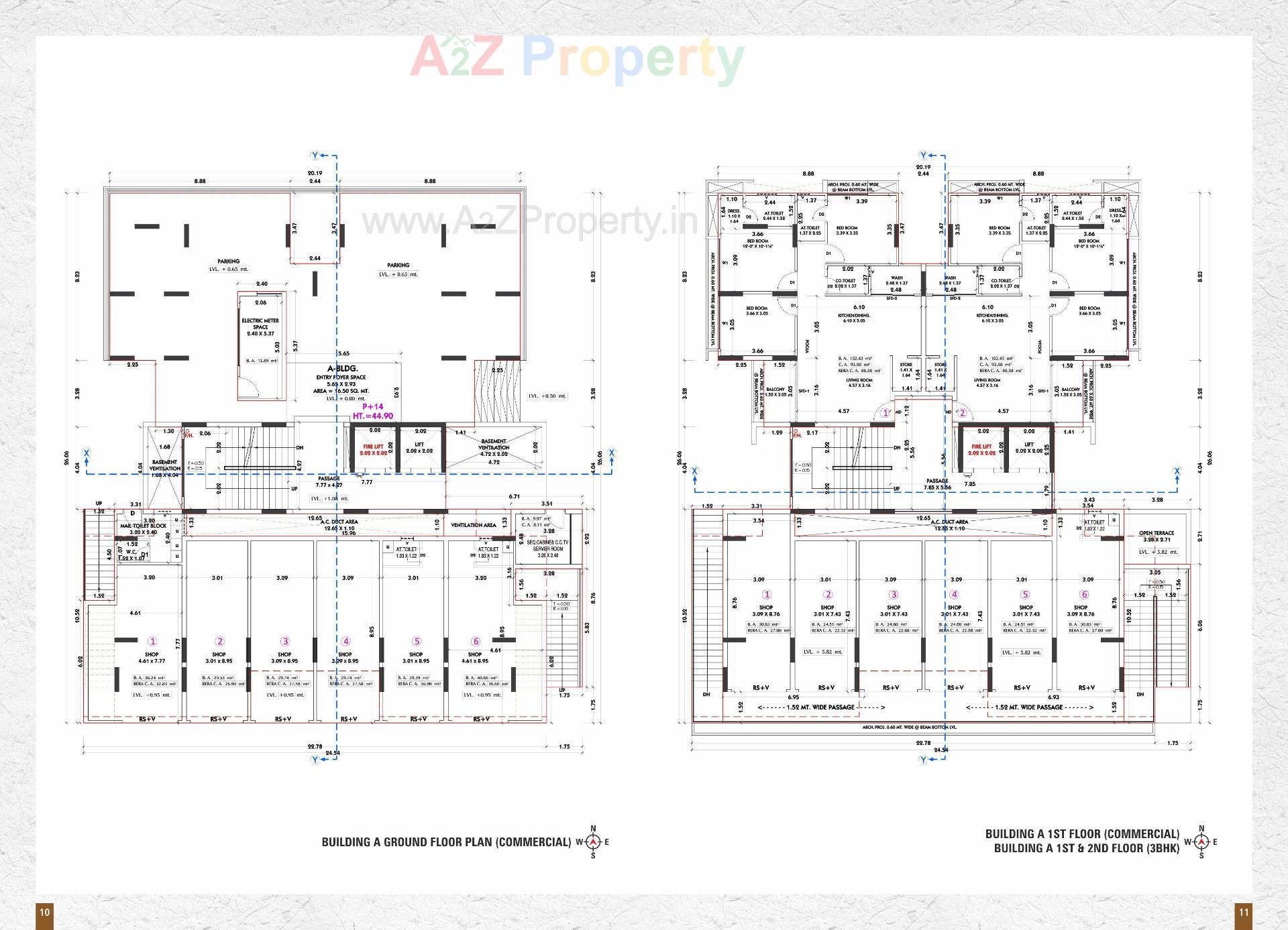 Layout of real estate project Siddhi Vinayak Elements located at Jahangirabad, Surat, Gujarat