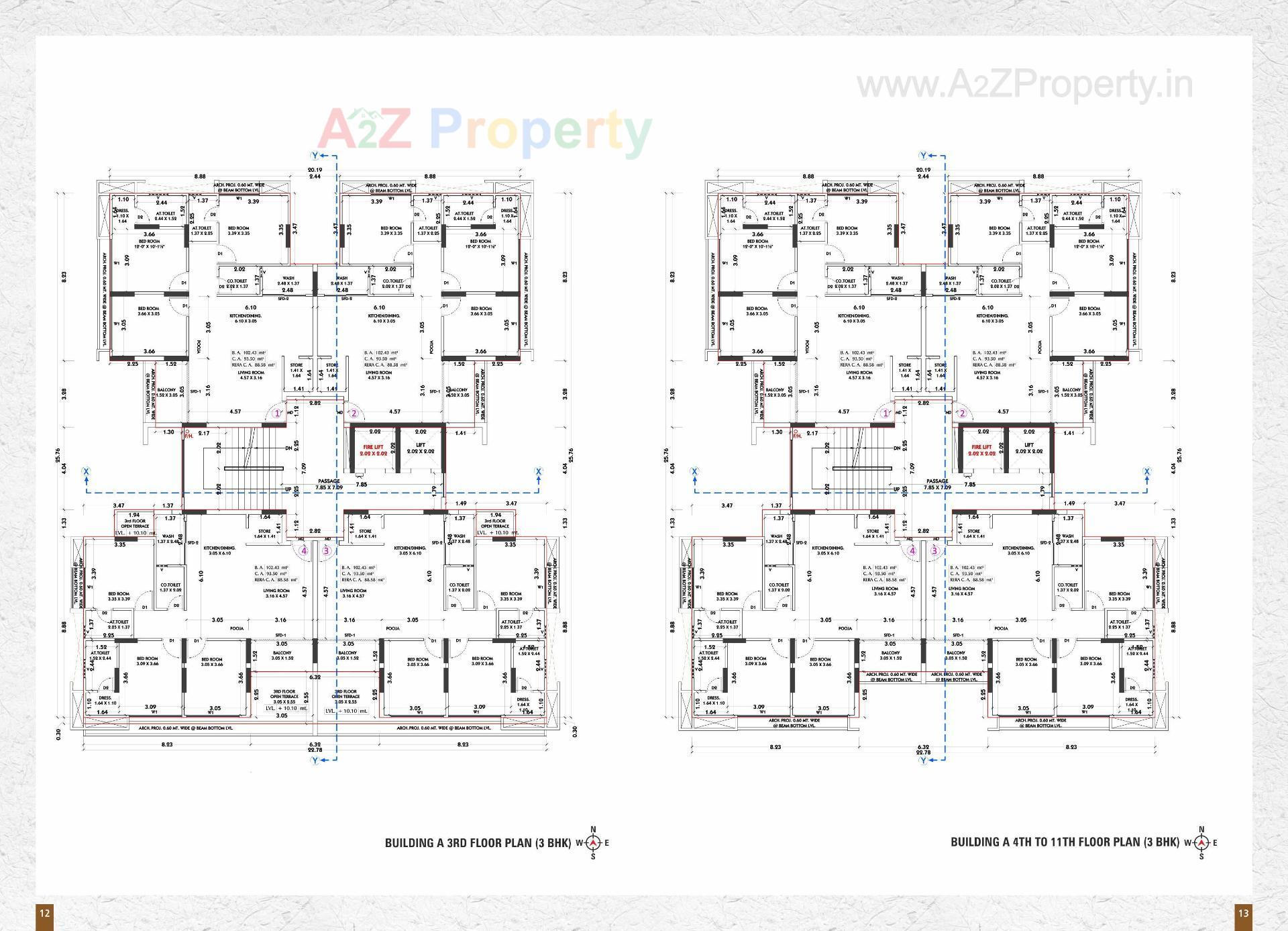 Layout of real estate project Siddhi Vinayak Elements located at Jahangirabad, Surat, Gujarat