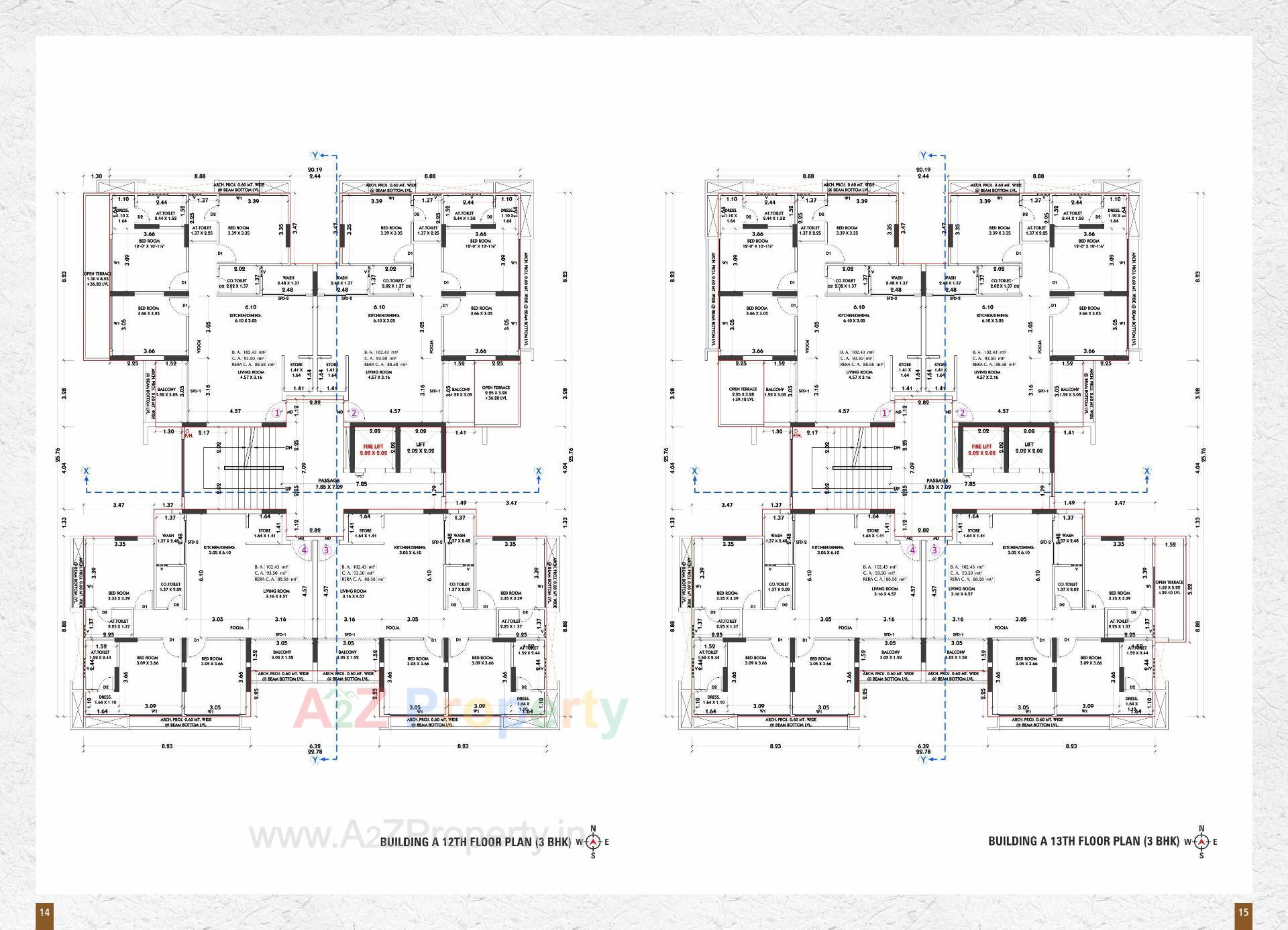 Layout of real estate project Siddhi Vinayak Elements located at Jahangirabad, Surat, Gujarat