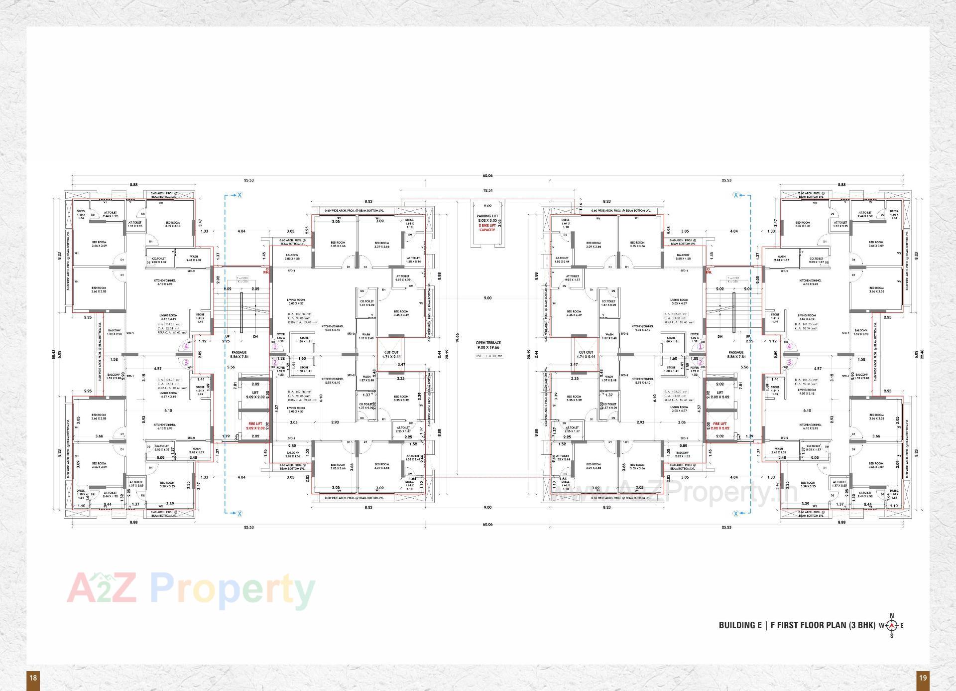 Layout of real estate project Siddhi Vinayak Elements located at Jahangirabad, Surat, Gujarat