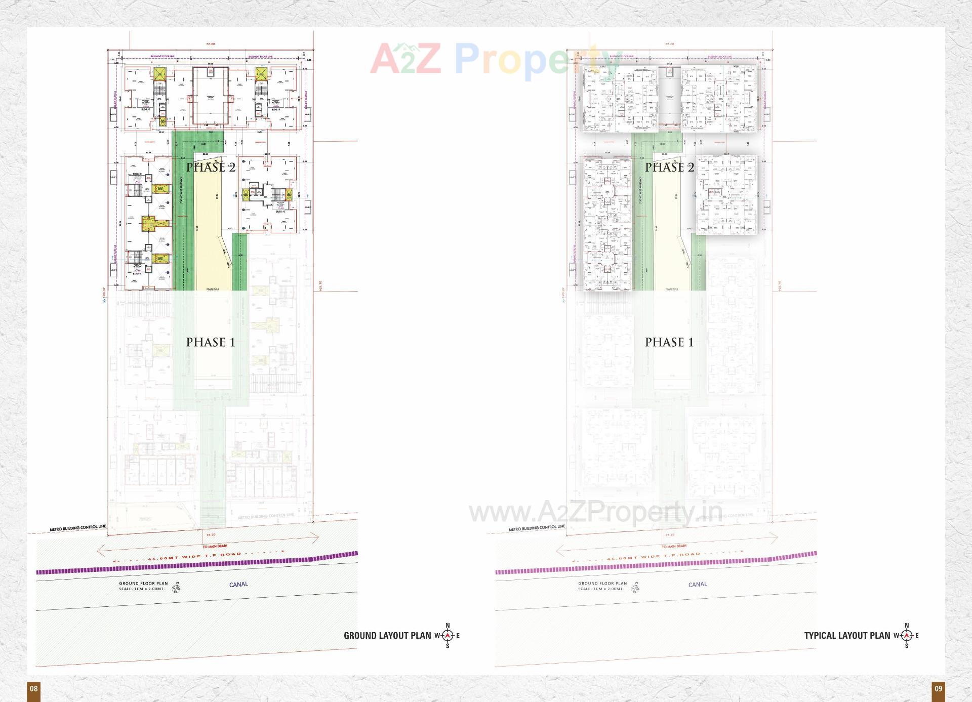 Layout of real estate project Siddhi Vinayak Elements located at Jahangirabad, Surat, Gujarat