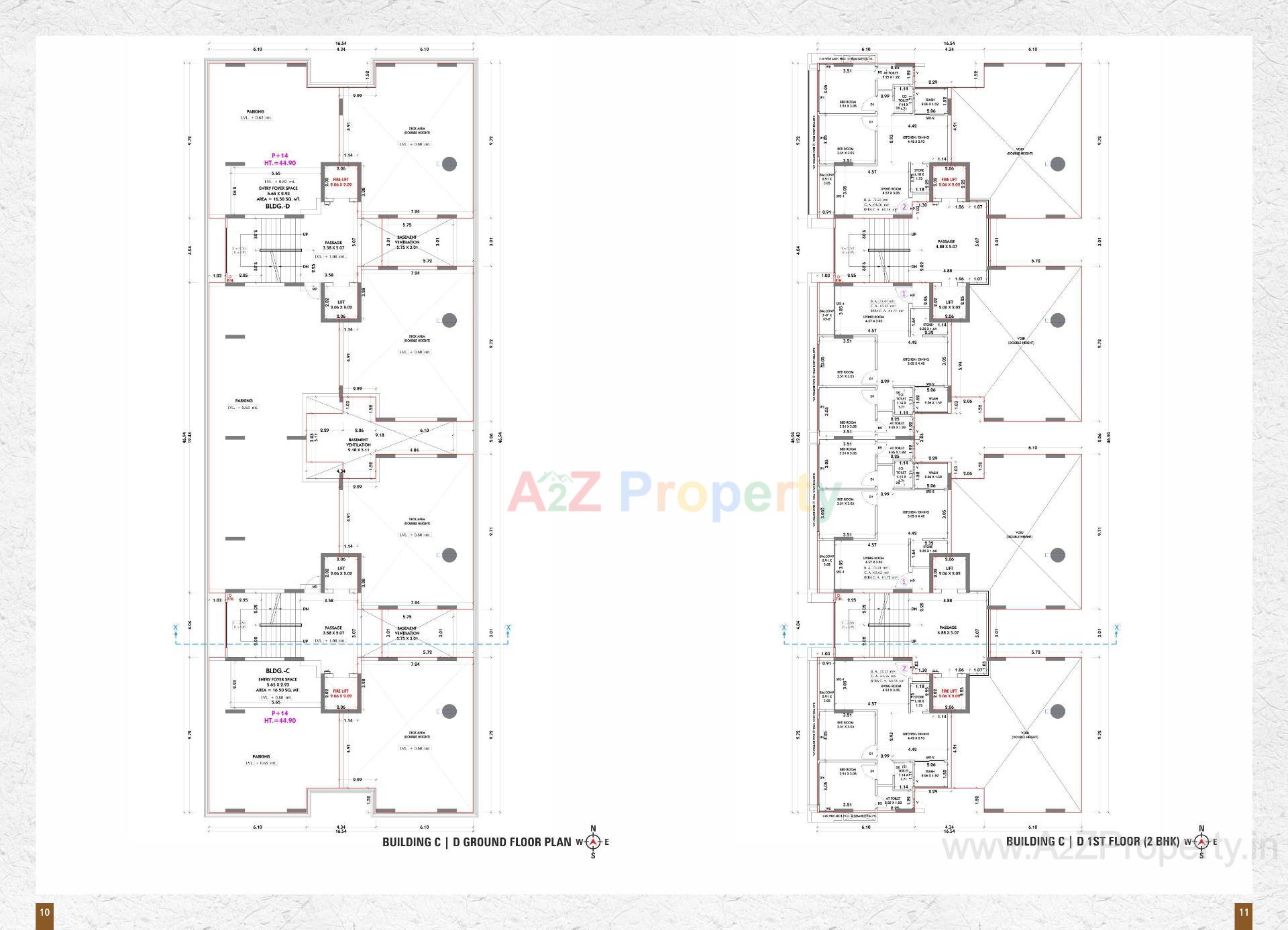 Layout of real estate project Siddhi Vinayak Elements located at Jahangirabad, Surat, Gujarat