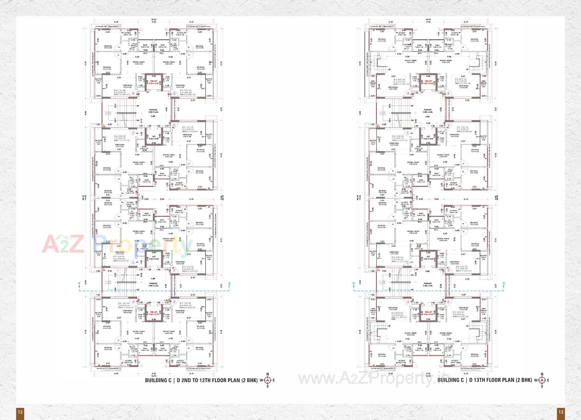 Layout of real estate project Siddhi Vinayak Elements located at Jahangirabad, Surat, Gujarat