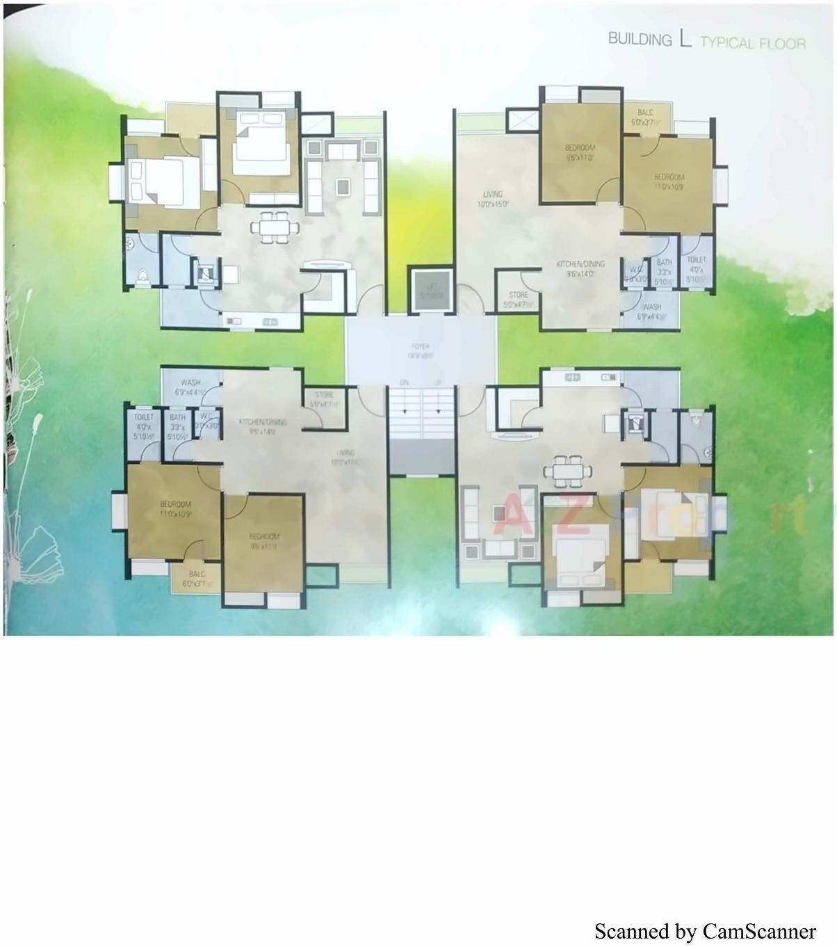 Layout of real estate project Siddhi Vinayak Green located at City, Surat, Gujarat