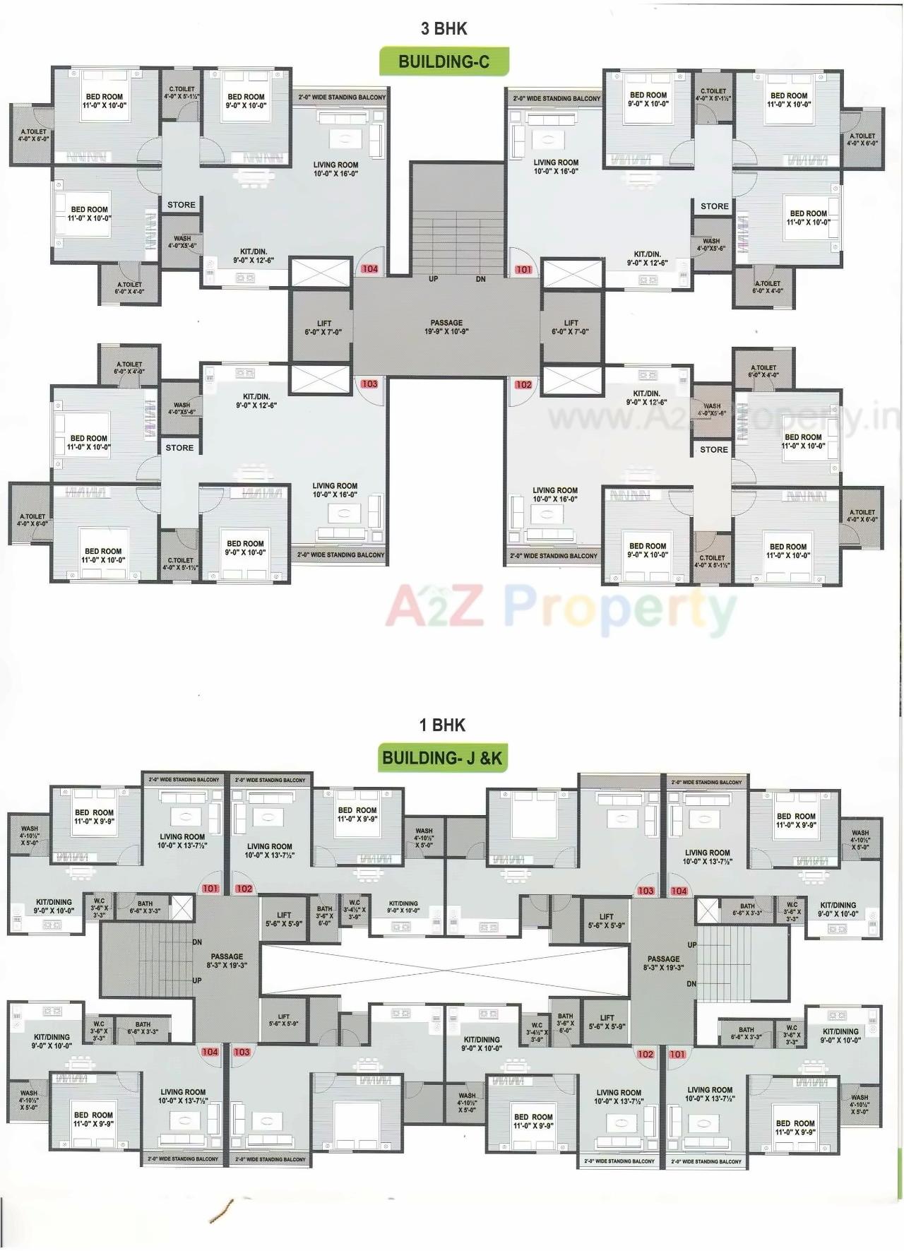 Layout of real estate project Silicon Palm ( C, J+k) located at Dindoli, Surat, Gujarat