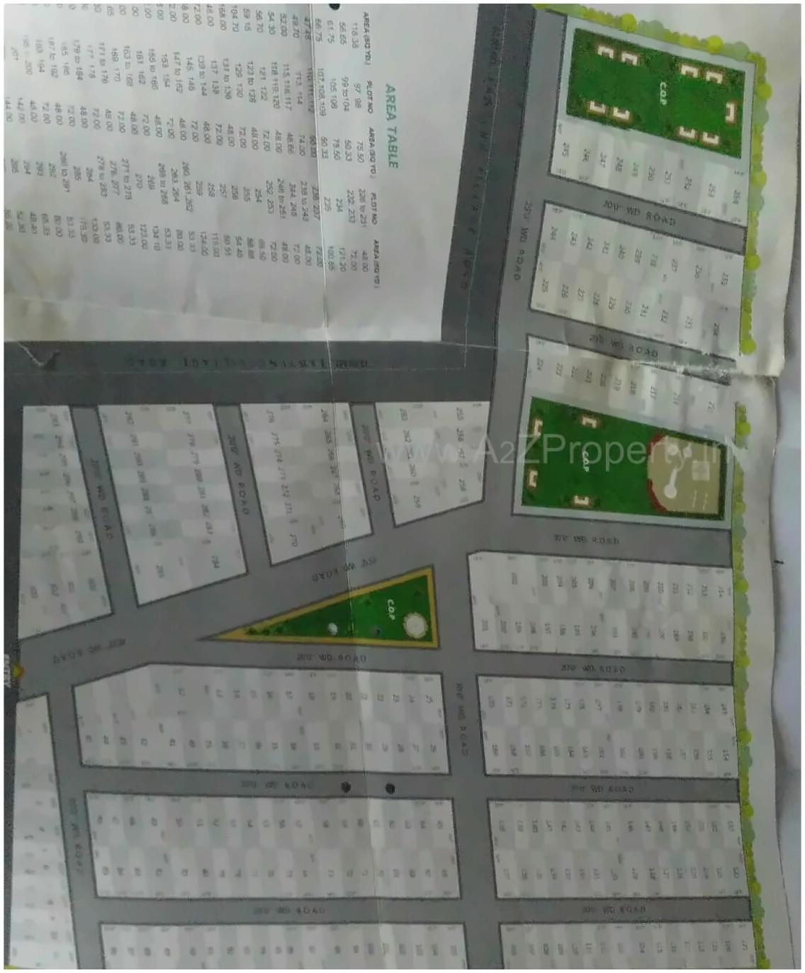 Layout of real estate project Silicon Residency located at Jolva, Surat, Gujarat