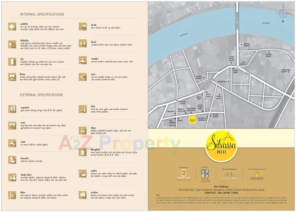  of real estate project Silvassa Hill located at Varachha, Surat, Gujarat