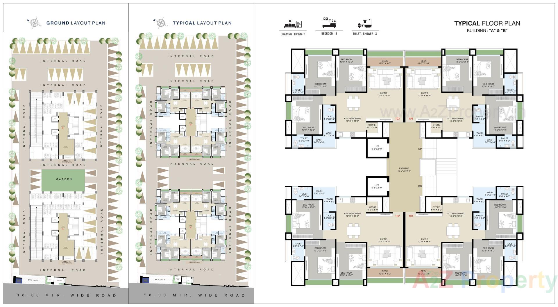Layout of real estate project Silvassa Stone located at Mo, Surat, Gujarat