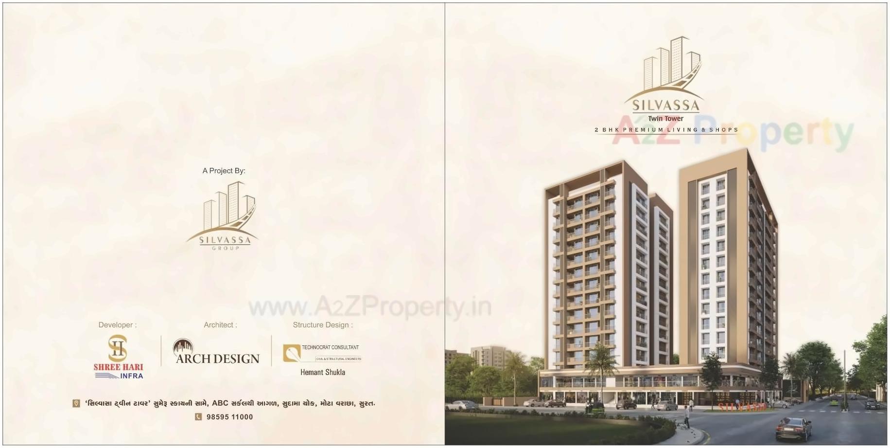 of real estate project Silvassa Twin Tower located at Surat, Surat, Gujarat