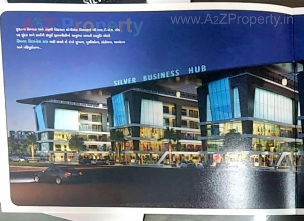 3D Elevation of real estate project Silver Business Hub located at Puna, Surat, Gujarat