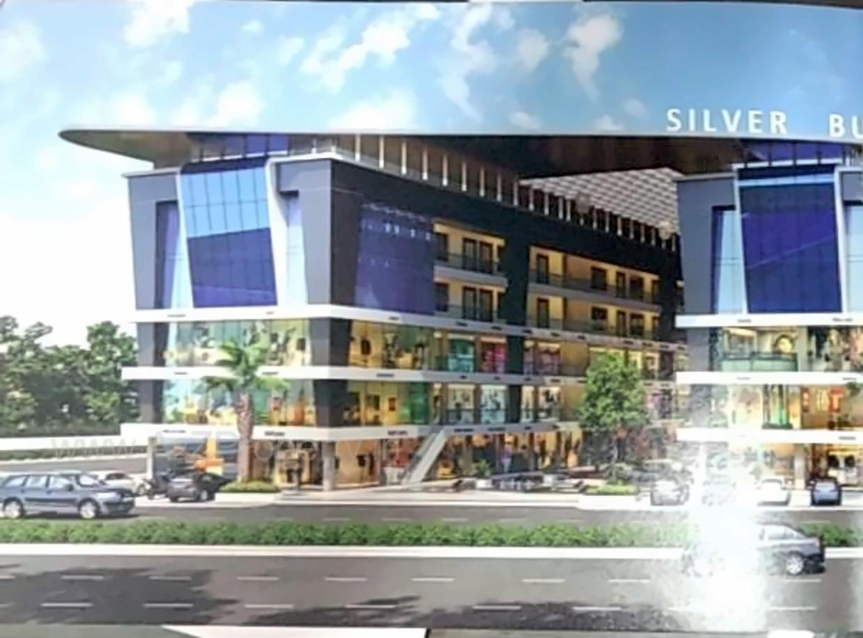 3D Elevation of real estate project Silver Business Hub located at Puna, Surat, Gujarat