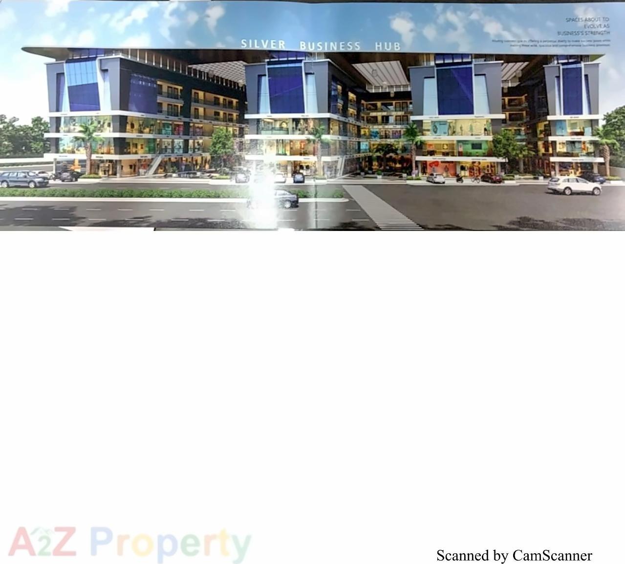 3D Elevation of real estate project Silver Business Hub located at Puna, Surat, Gujarat