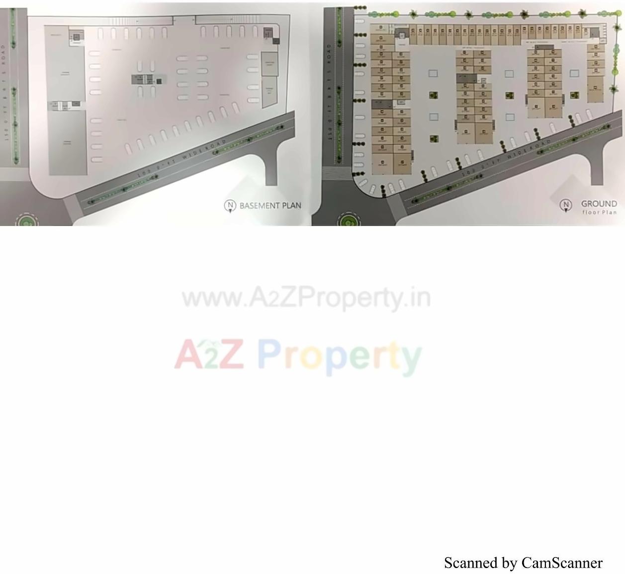 Layout of real estate project Silver Business Hub located at Puna, Surat, Gujarat