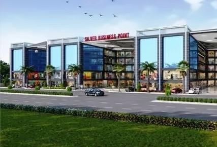 3D Elevation of real estate project Silver Business Point located at Utran, Surat, Gujarat