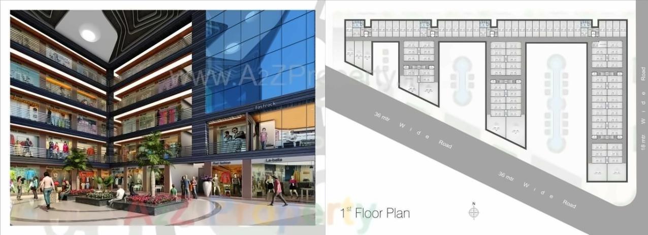  of real estate project Silver Business Point located at Utran, Surat, Gujarat