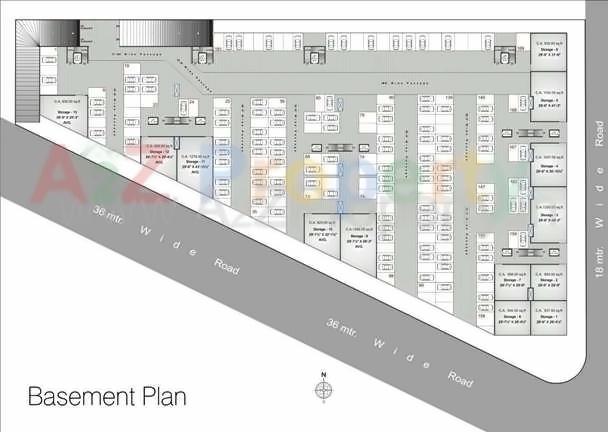 Layout of real estate project Silver Business Point located at Utran, Surat, Gujarat