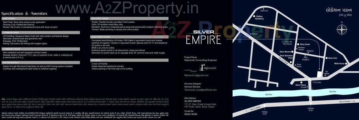  of real estate project Silver Empire located at Utran, Surat, Gujarat