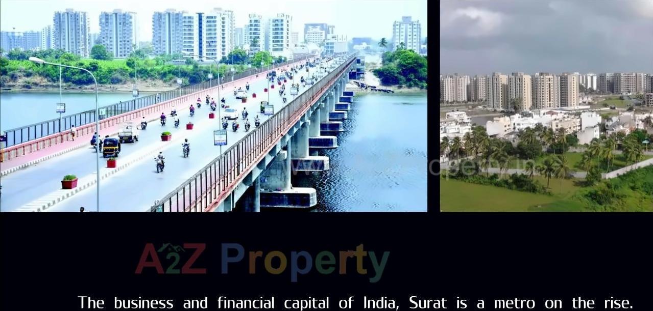 3D Elevation of real estate project Silver Empire located at Utran, Surat, Gujarat