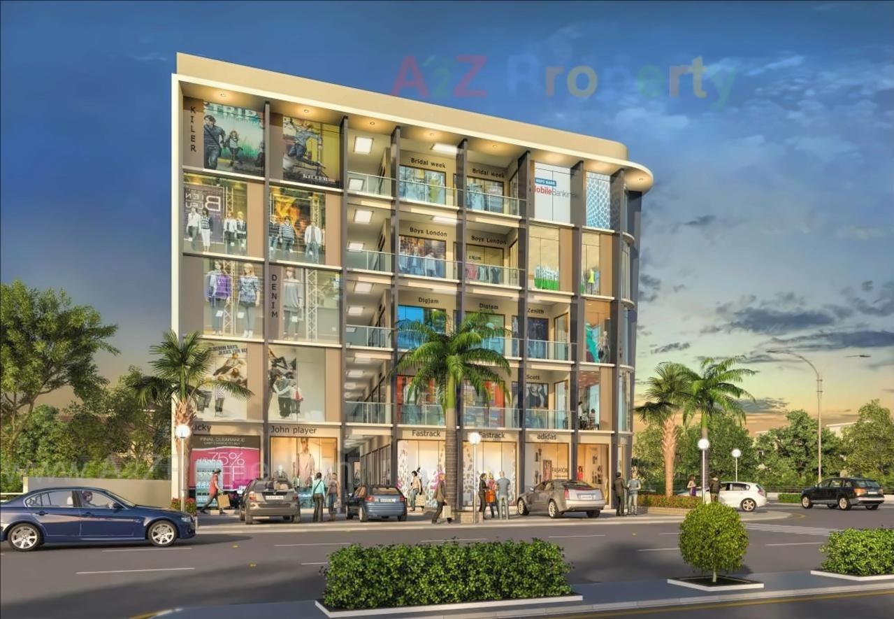 3D Elevation of real estate project Silver Empire located at Utran, Surat, Gujarat