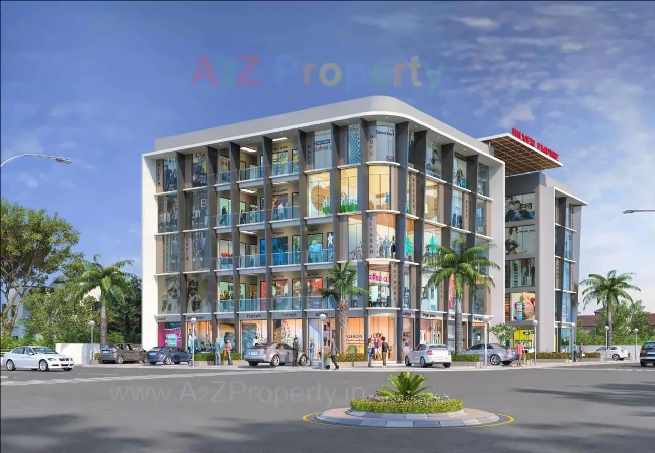 3D Elevation of real estate project Silver Empire located at Utran, Surat, Gujarat