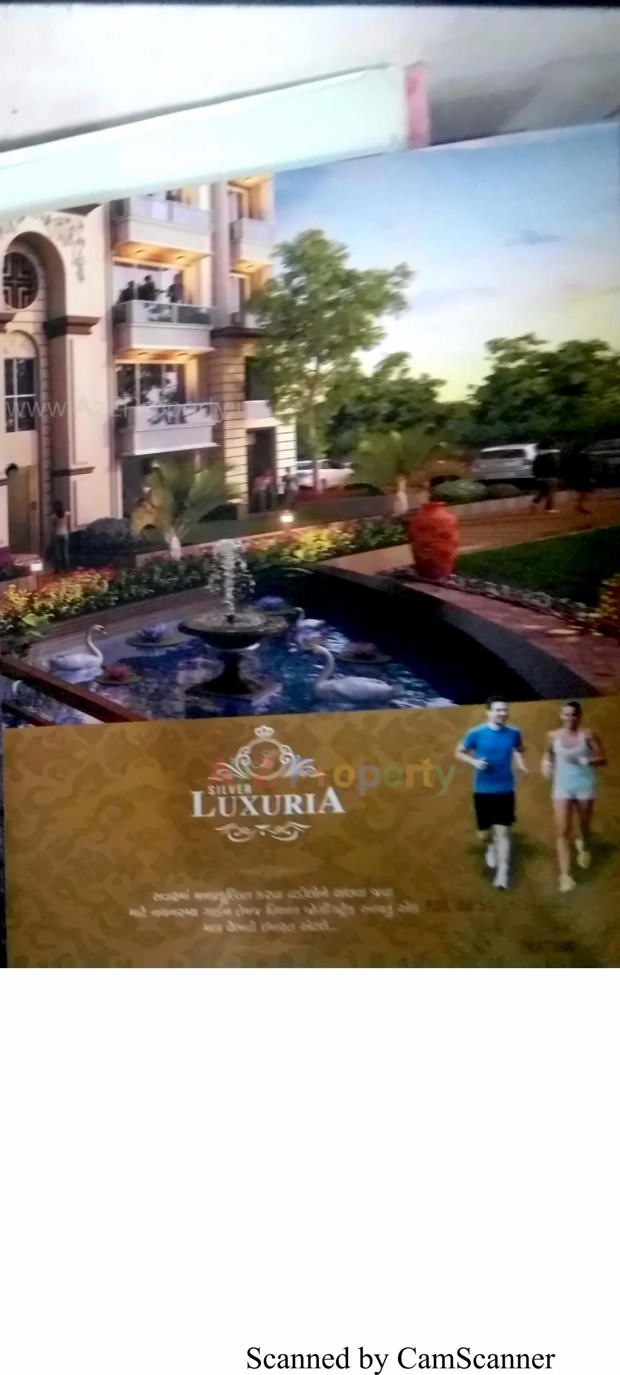 3D Elevation of real estate project Silver Luxuria located at Utran, Surat, Gujarat