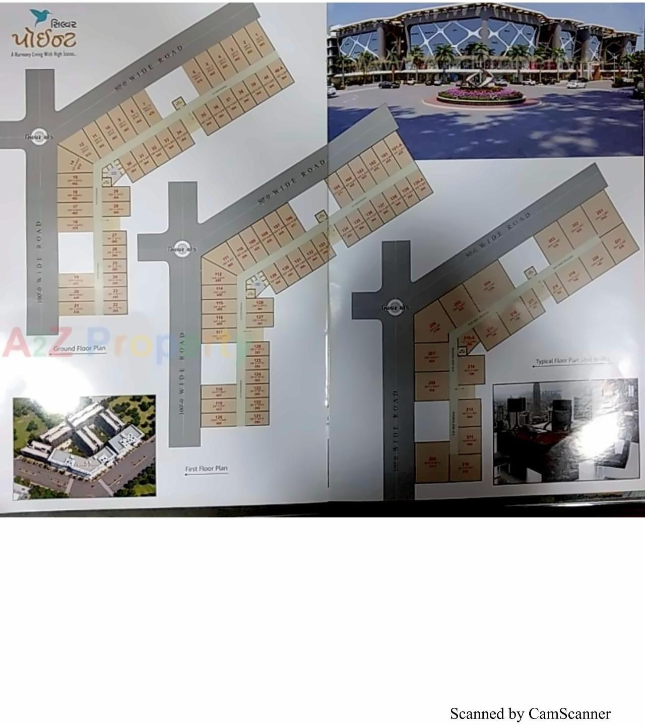 Layout of real estate project Silver Nest located at Puna, Surat, Gujarat