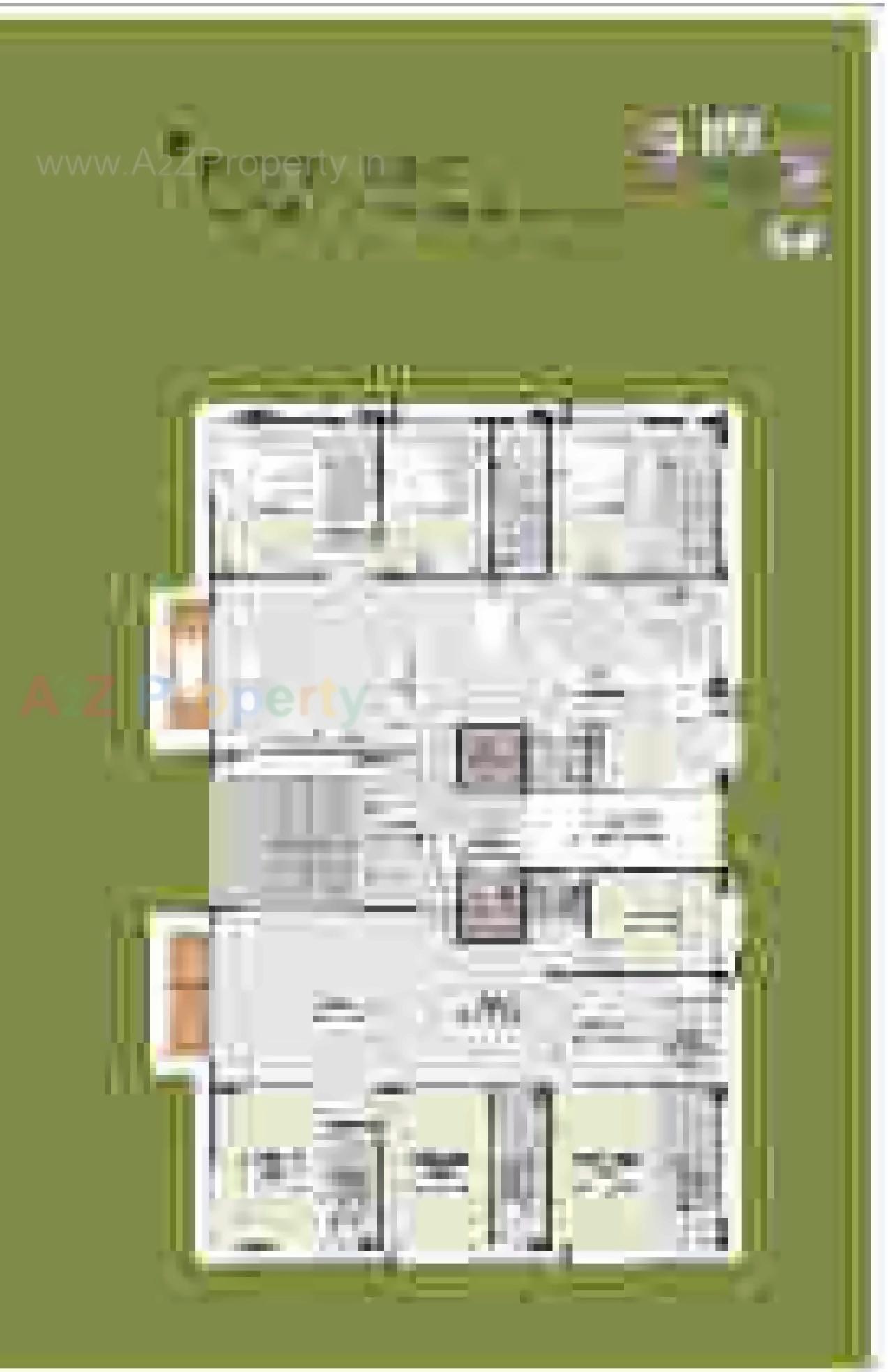 Layout of real estate project Silver Rio Nest located at Utran, Surat, Gujarat