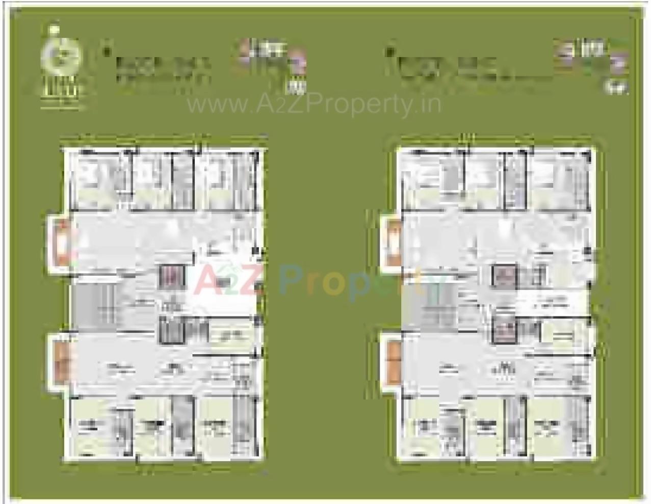 Layout of real estate project Silver Rio Nest located at Utran, Surat, Gujarat