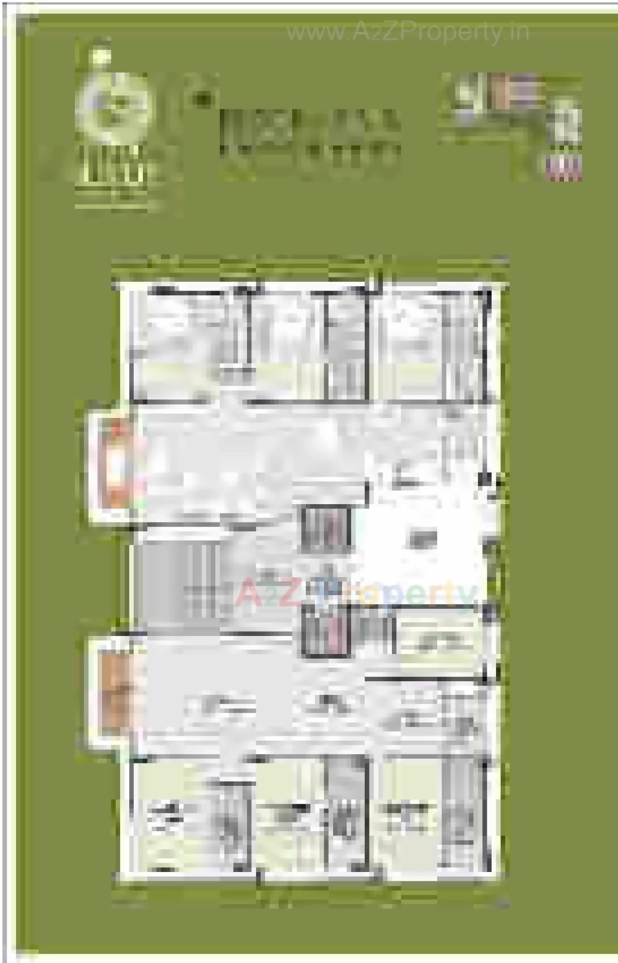 Layout of real estate project Silver Rio Nest located at Utran, Surat, Gujarat