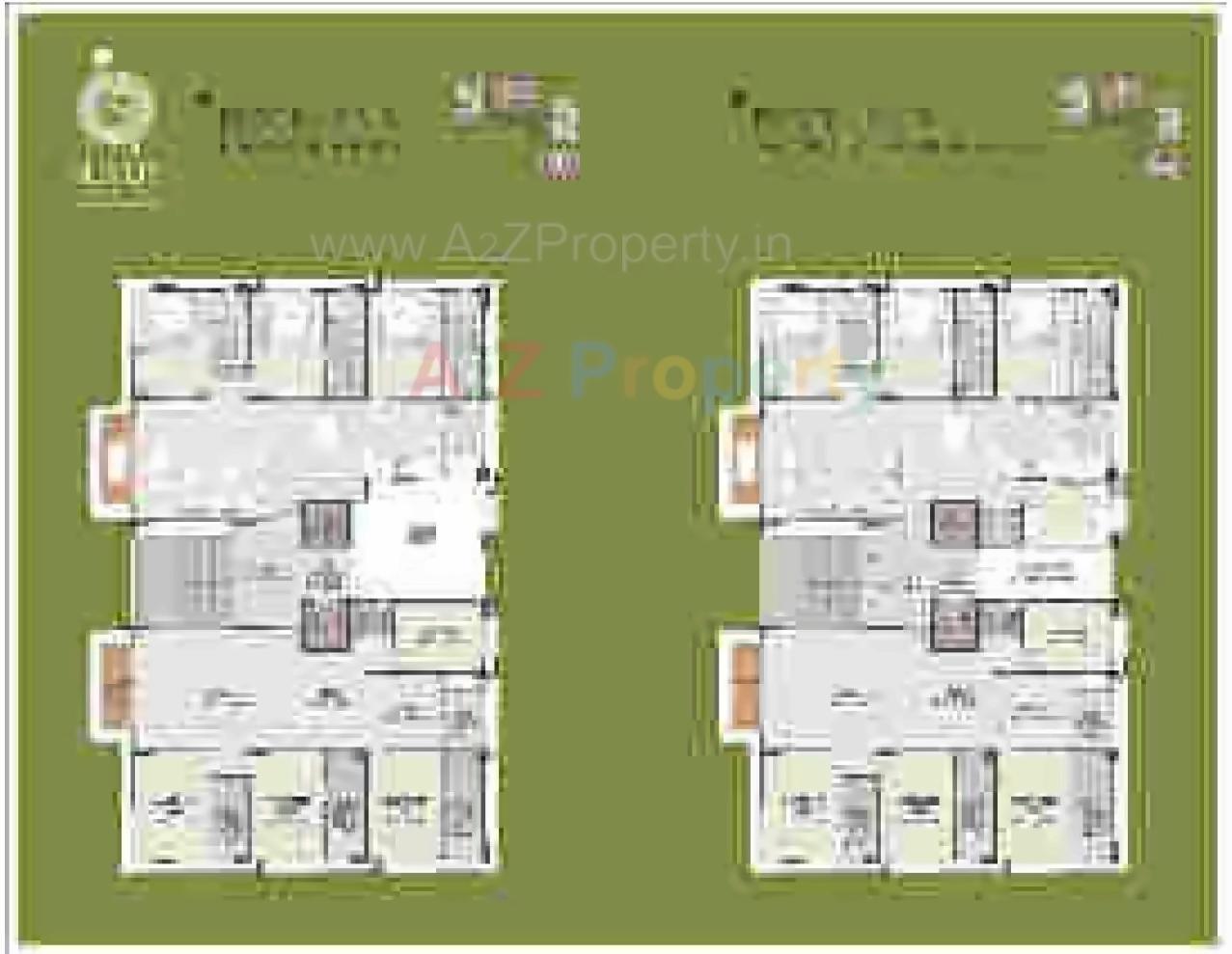 Layout of real estate project Silver Rio Nest located at Utran, Surat, Gujarat