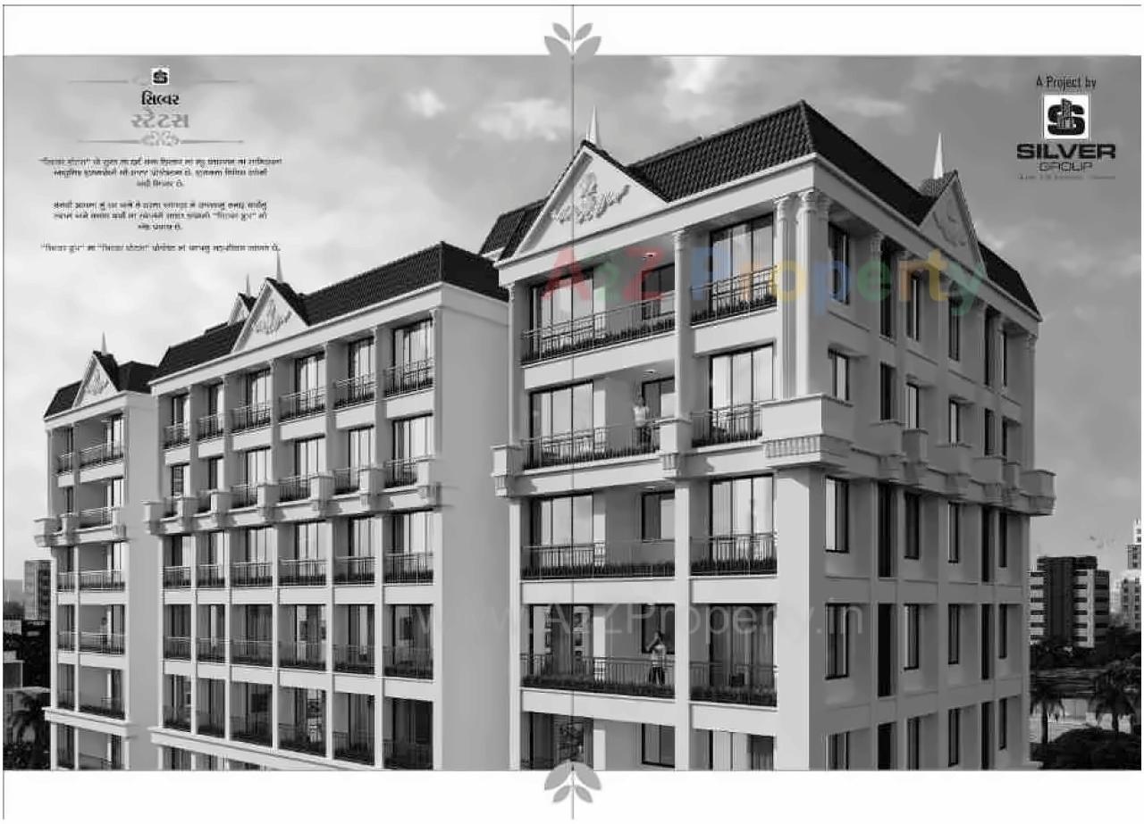 3D Elevation of real estate project Silver Status located at Variav, Surat, Gujarat