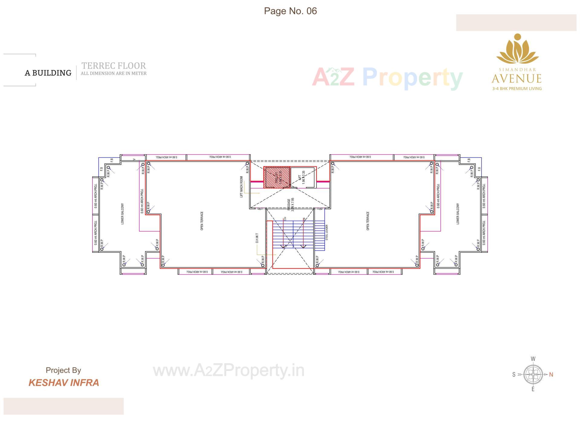  of real estate project Simandhar Avenue located at Pal, Surat, Gujarat